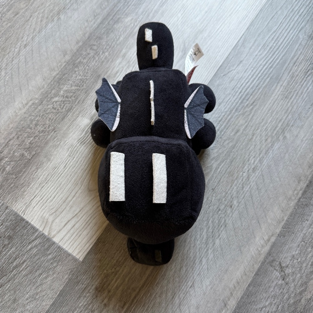 Minecraft Ender Dragon Plush Toy Black Purple Unisex - Picture 4 of 11